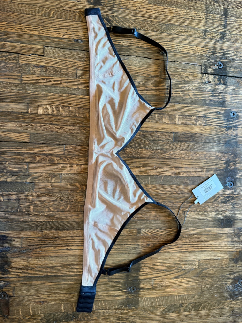 Negative — Stevie Non-Wire Bra — Buff + Black — size 3 — NWT - Picture 7 of 10
